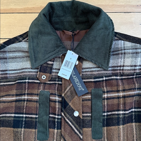 NWT Blank NYC Mixed Plaid Jacket - Picture 6 of 14